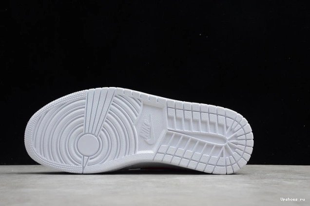 Jordan 1 University White (W) Mid BQ6472-106 Red 0831
